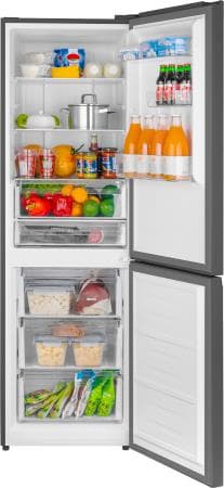 Холодильник WEISSGAUFF WRK 185  INVERTER NO FROST BLACK GLASS