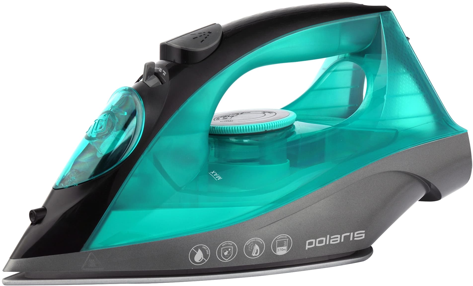 Утюг Polaris PIR 2430K 2400Вт бирюзовый/черный
