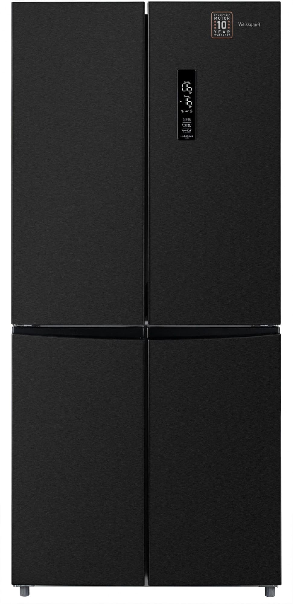 Холодильник Weissgauff WCD 450 BG NoFrost Inverter