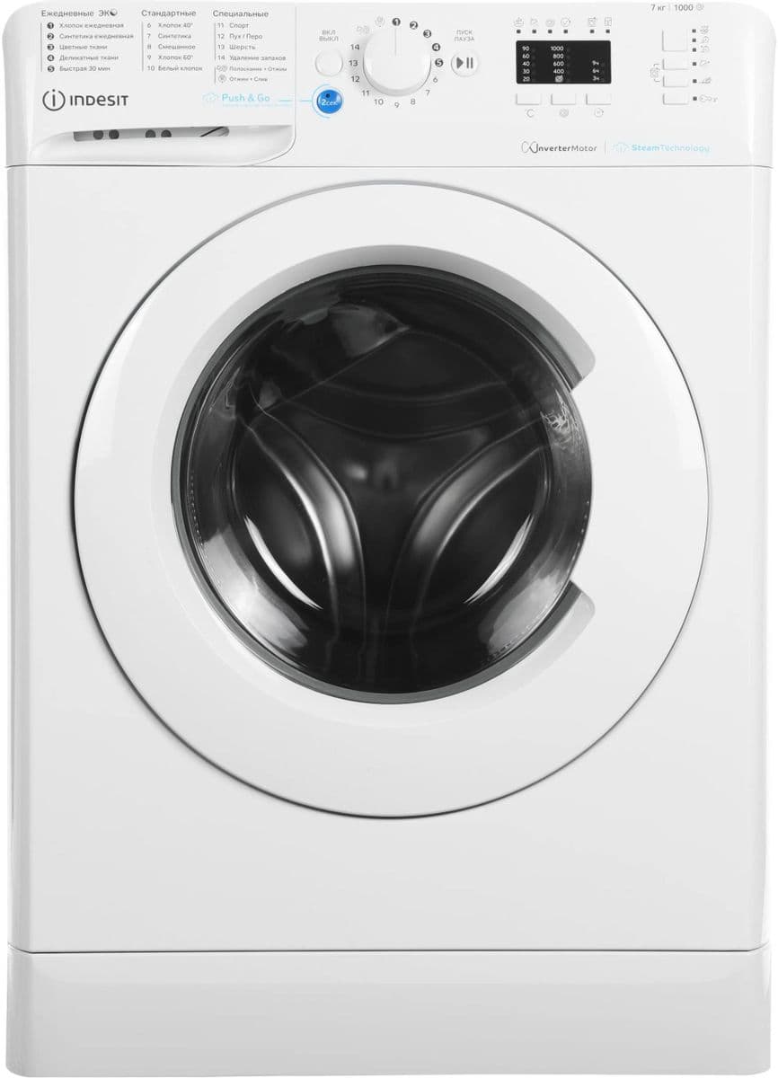 Стиральная машина INDESIT BWSA 7109 WWV RU 869895600070