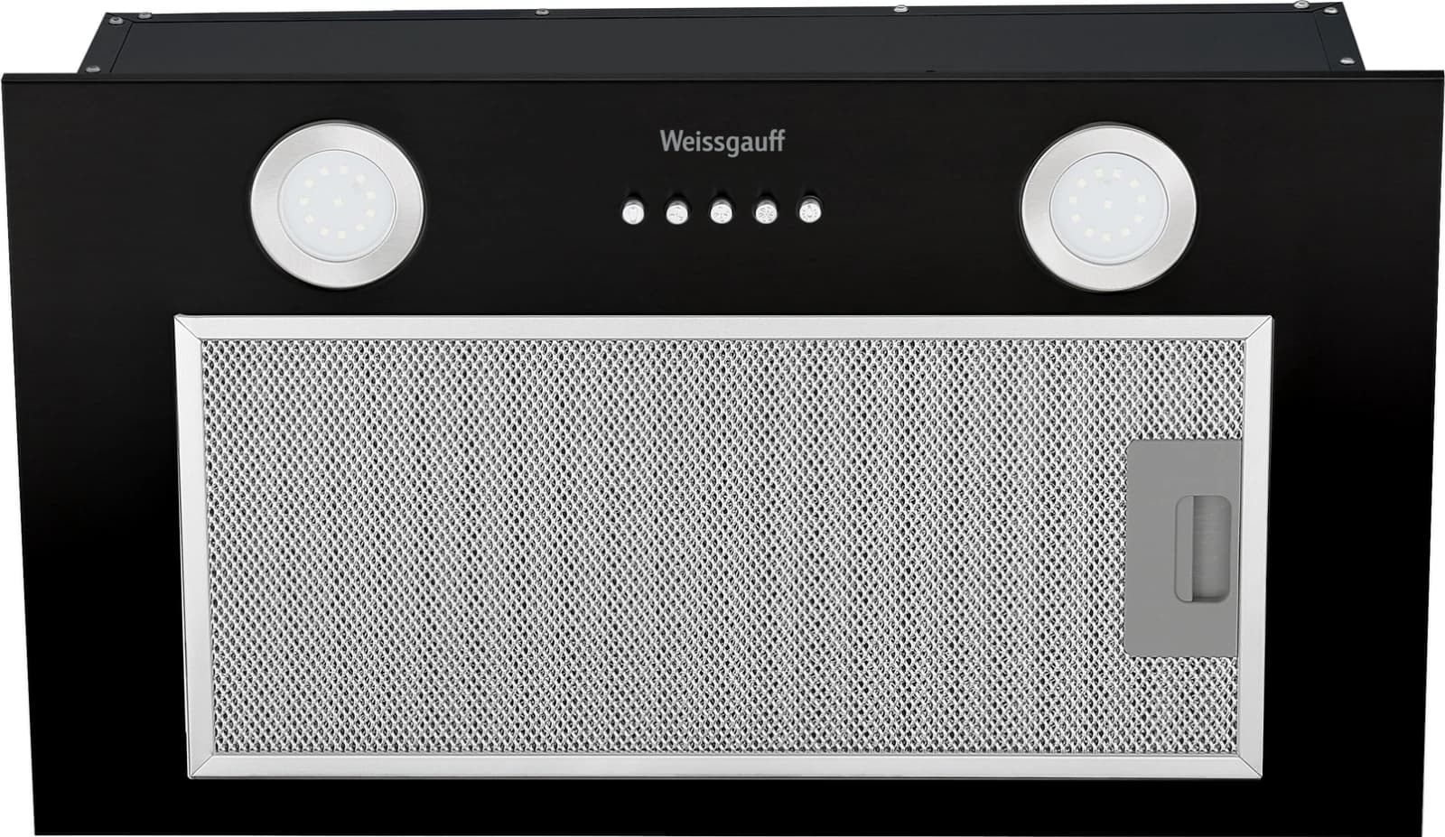 Вытяжка встраиваемая Weissgauff Box 600 PB BL