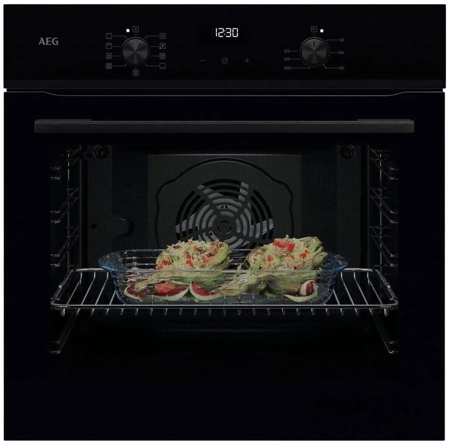 Электрический духовой шкаф AEG NBU5A21SB