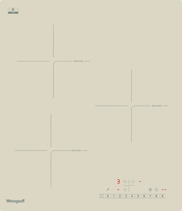 Индукционная варочная панель WEISSGAUFF HI 430 GSC