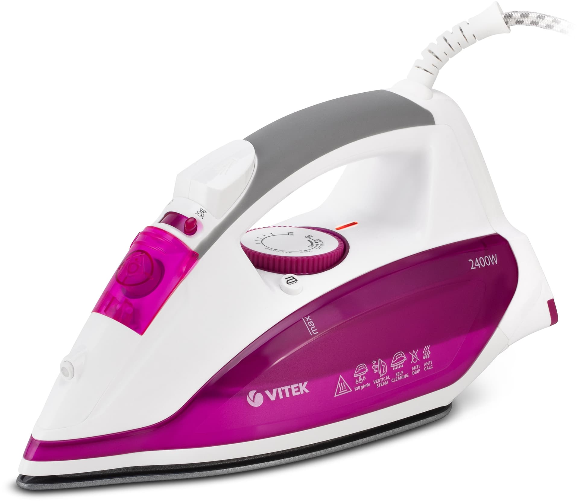 Утюг Vitek VT-1262 розовый
