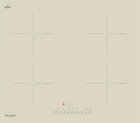 Индукционная варочная панель WEISSGAUFF HI 640 GSC