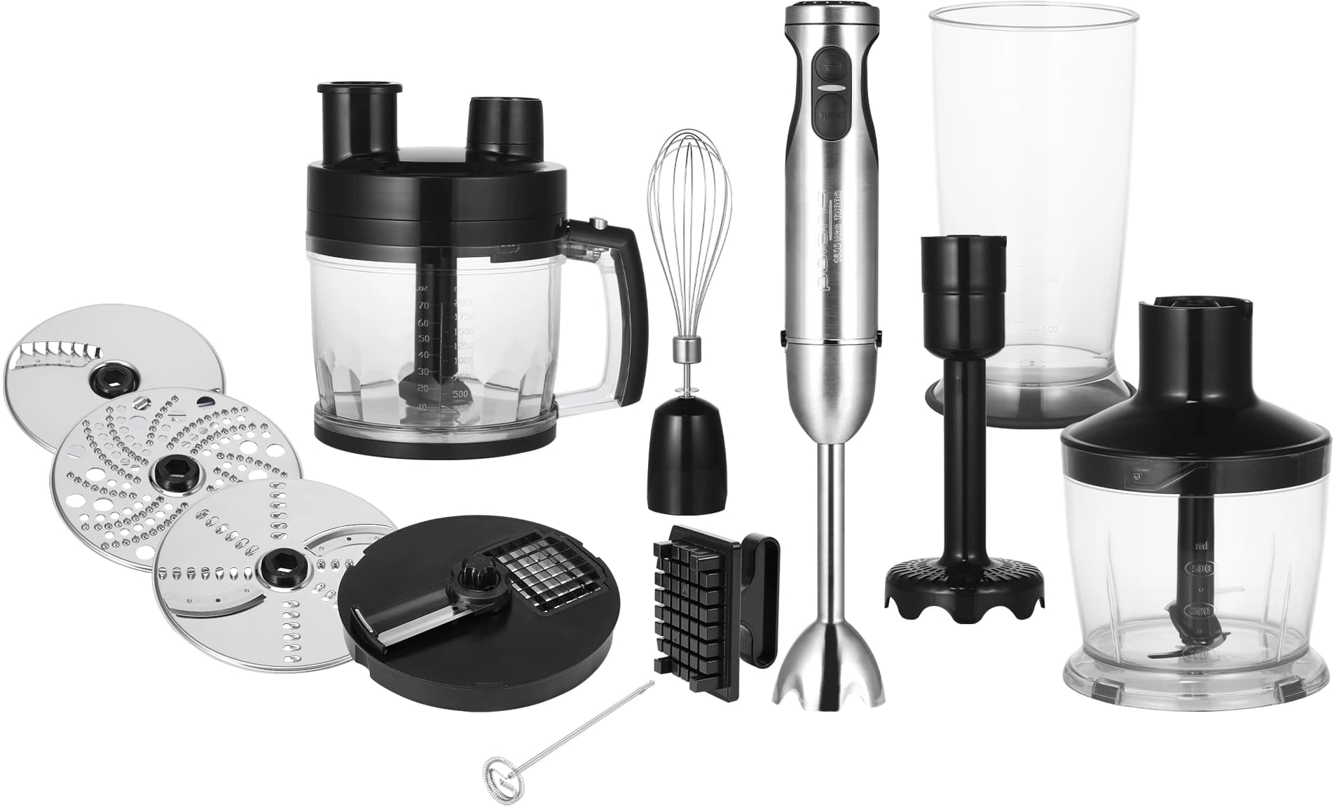 Блендер погружной Polaris PHB 1637AL CUBE