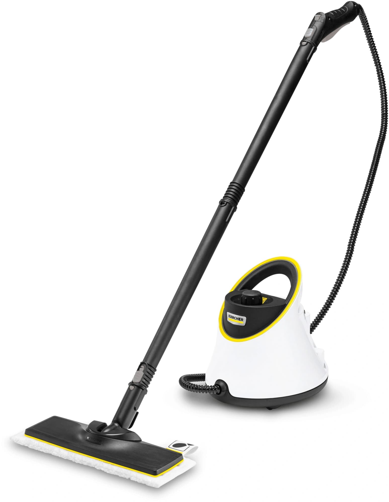 Пароочиститель напольный Karcher EasyFix SC 2 Deluxe 1500Вт белый/желтый