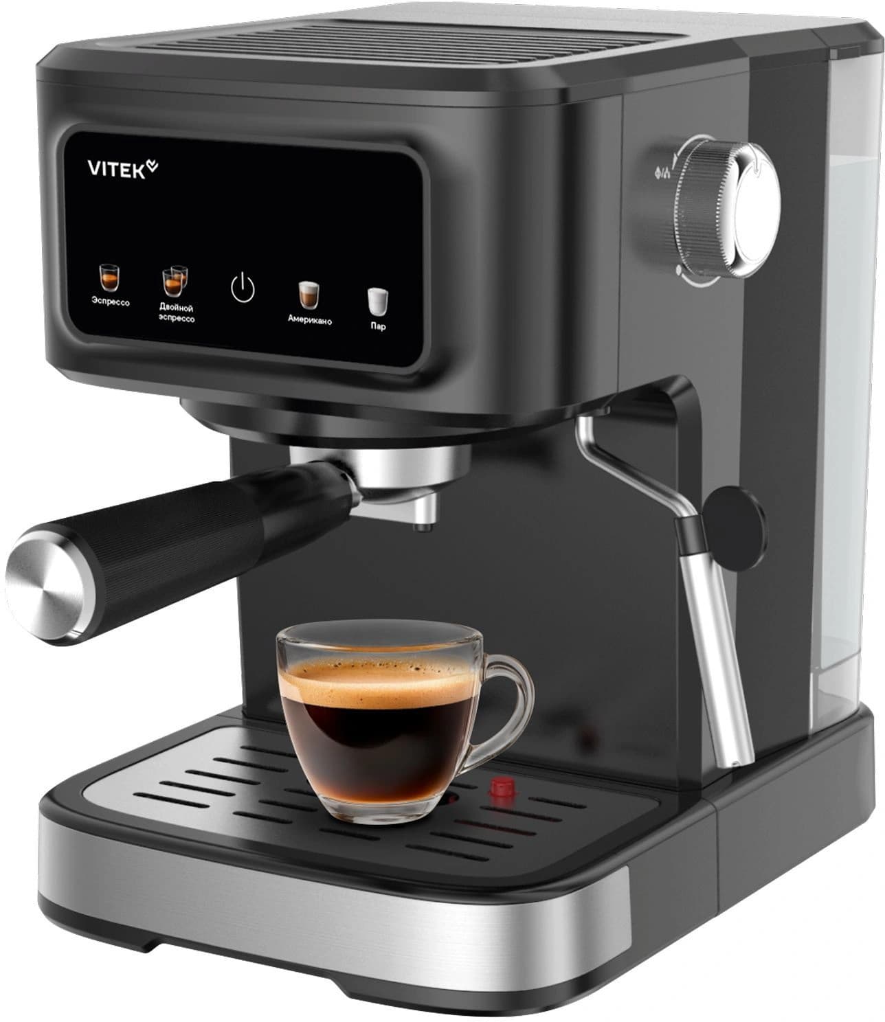Кофеварка рожковая Vitek Gracia VT-CME1502 черный