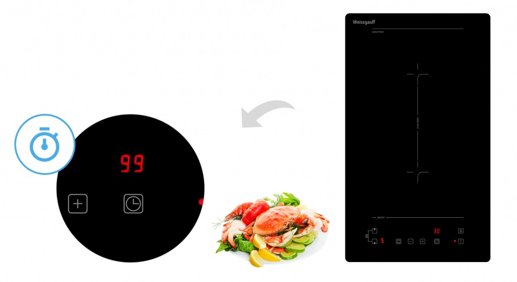 Индукционная варочная панель WEISSGAUFF HI 32 BFZC Индукционная варочная панель WEISSGAUFF HI 32 BFZC