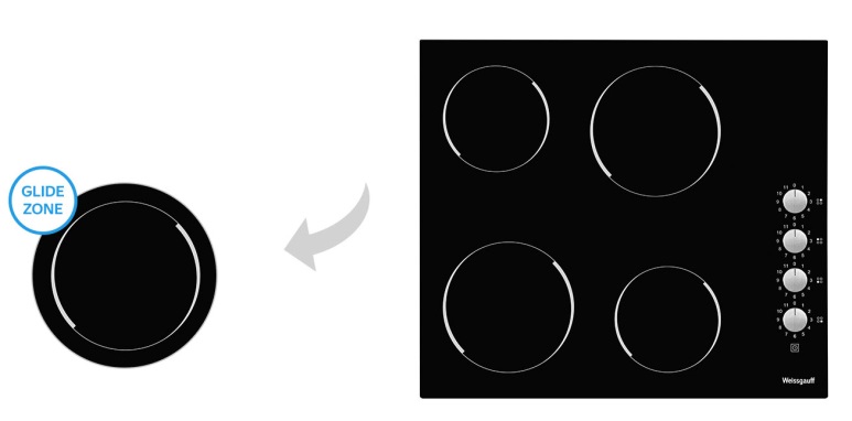 Электрическая варочная панель WEISSGAUFF HV 640 BK Электрическая варочная панель WEISSGAUFF HV 640 BK
