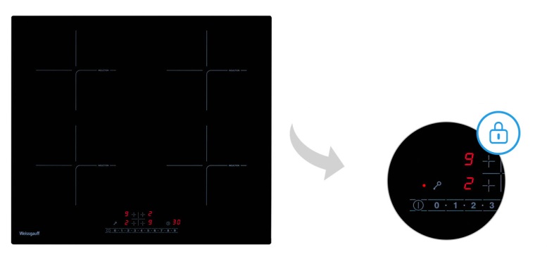 Индукционная варочная панель WEISSGAUFF HI 640 BSC