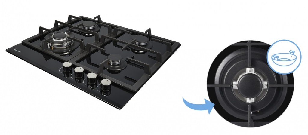 Газовая варочная панель WEISSGAUFF HGG 641 BGh