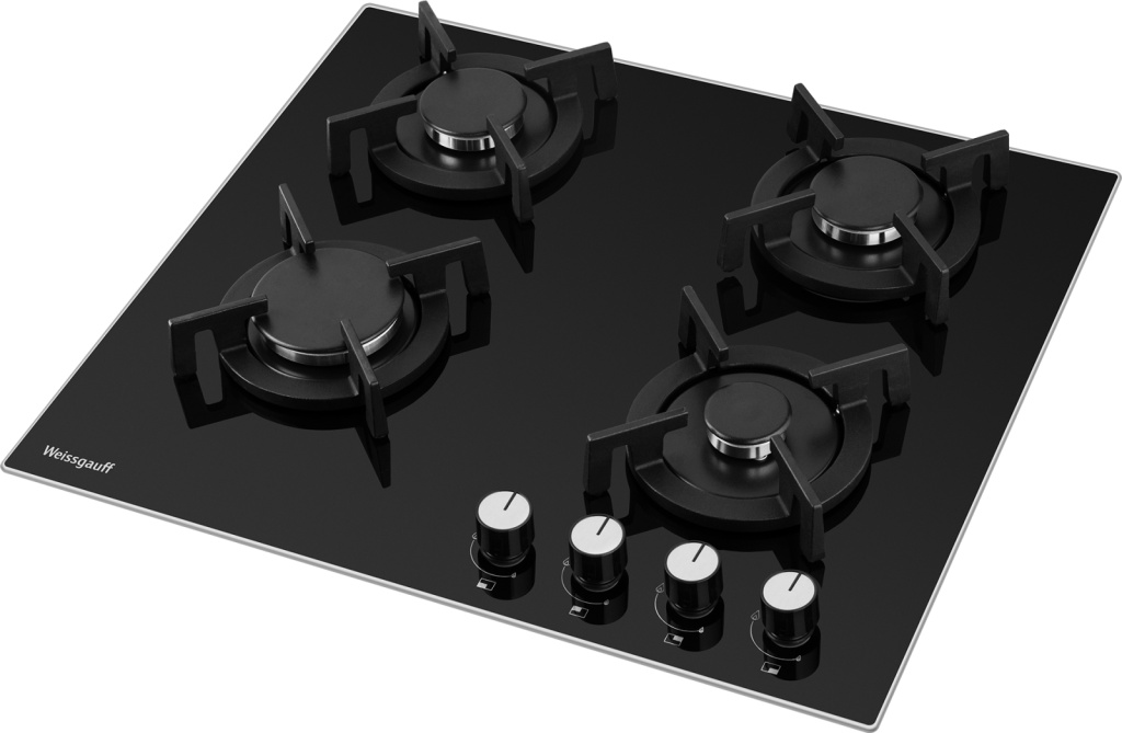 Газовая варочная панель WEISSGAUFF HG 640 BGV Газовая варочная панель WEISSGAUFF HG 640 BGV