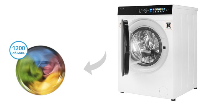 Стиральная машина WEISSGAUFF WM 999 FULL TOUCH INVERTER STEAM Стиральная машина WEISSGAUFF WM 999 FULL TOUCH INVERTER STEAM