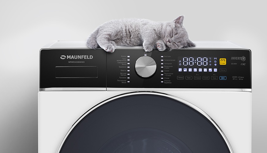 Стиральная машина Maunfeld MFWD14106WH03 Стиральная машина Maunfeld MFWD14106WH03