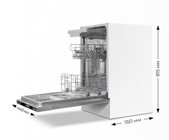 Встраиваемая посудомоечная машина Maunfeld MLP-083I Встраиваемая посудомоечная машина Maunfeld MLP-083I