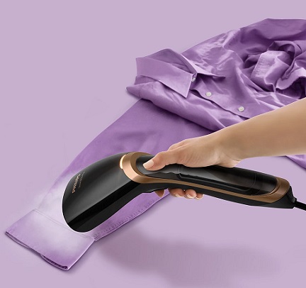 Отпариватель ручной Philips Steam Go GC362/80, черный/коричневый