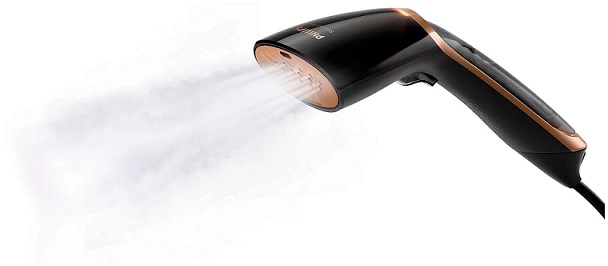 Отпариватель ручной Philips Steam Go GC362/80, черный/коричневый