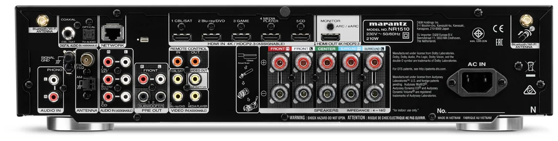 AV-ресивер Marantz NR1510 Black, фото 4