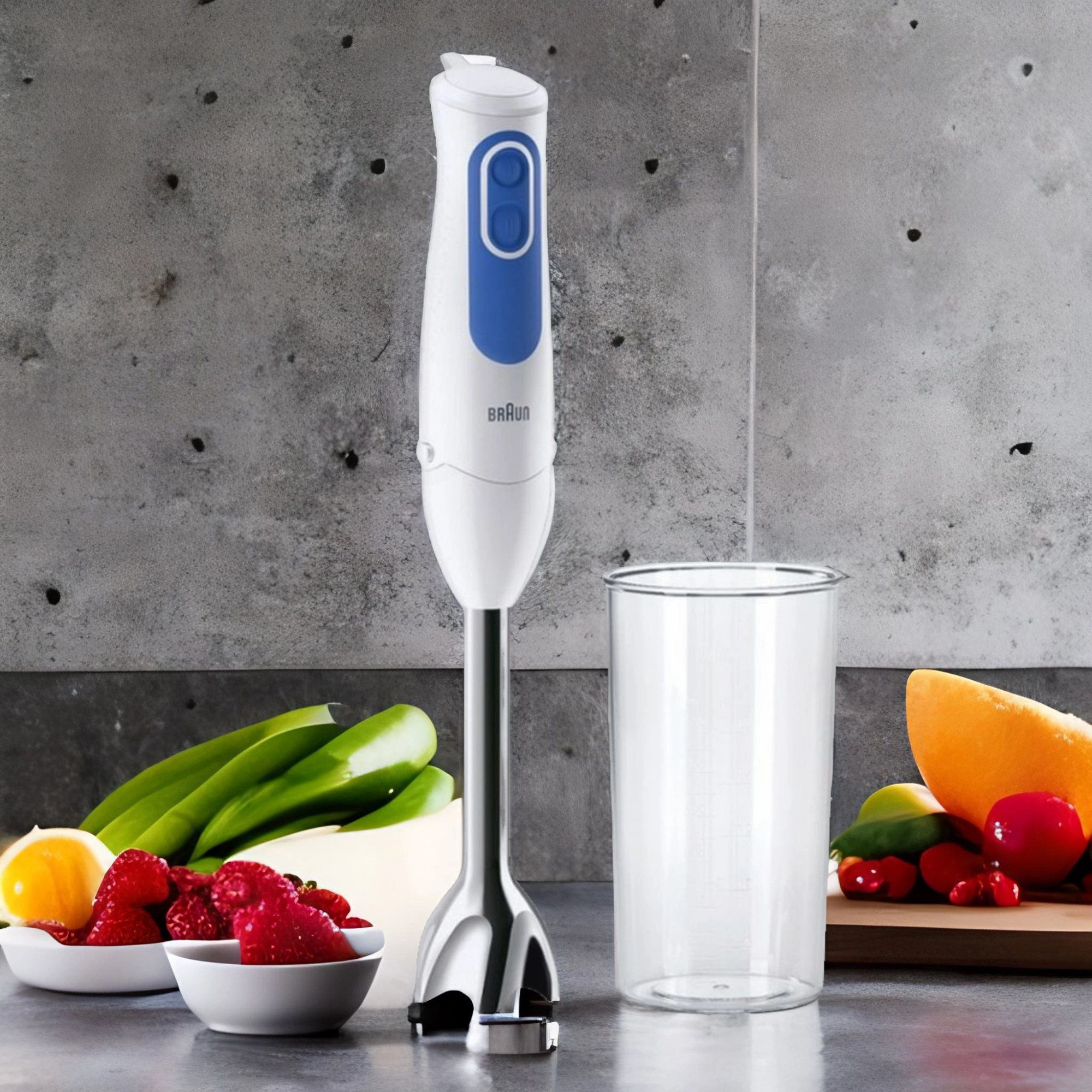 Блендер погружной Braun MQ3000 SMOOTHIE + 700Вт белый, фото 5