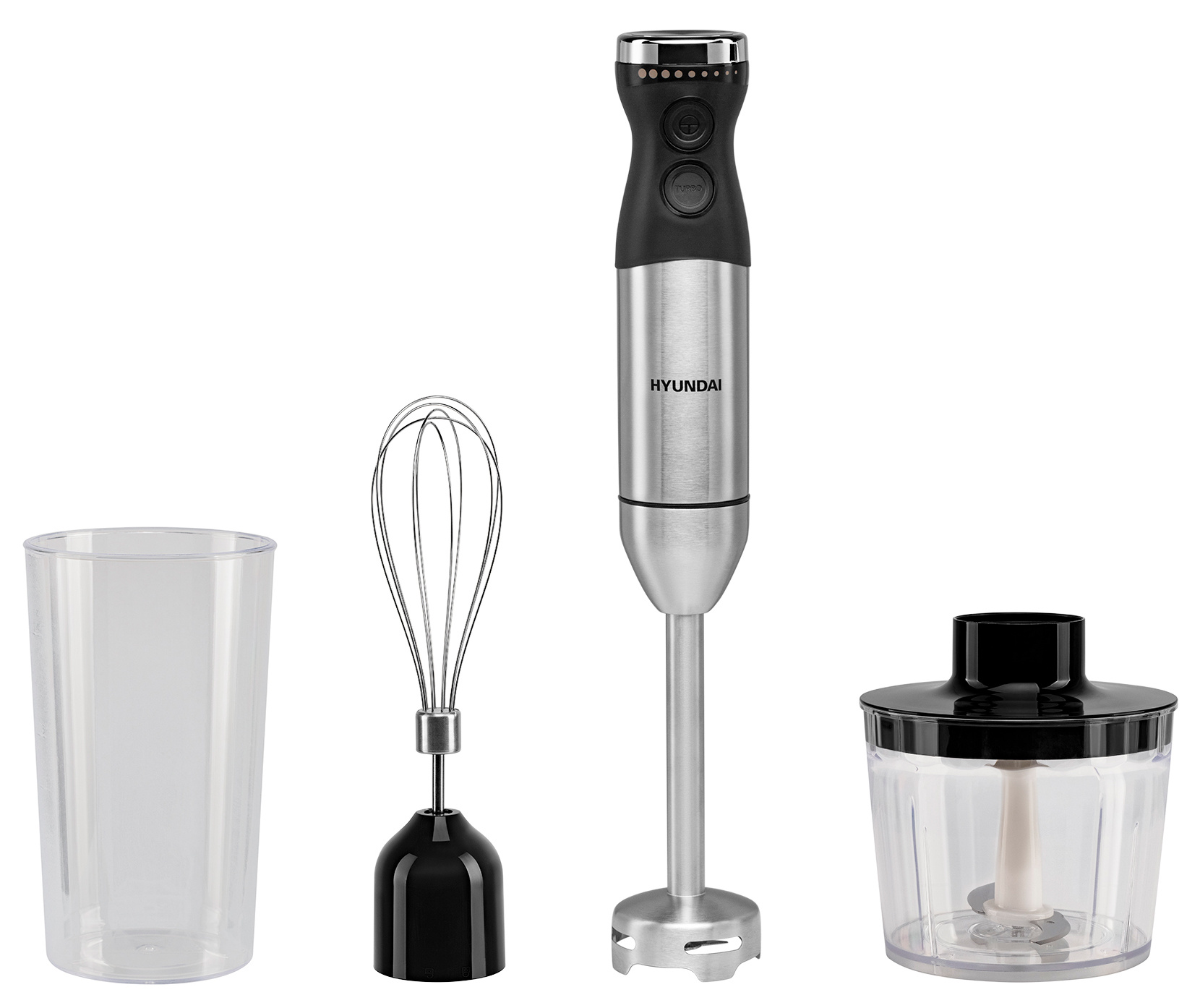 Блендер погружной Hyundai HYB-H3824 серебристый/черный, фото 17