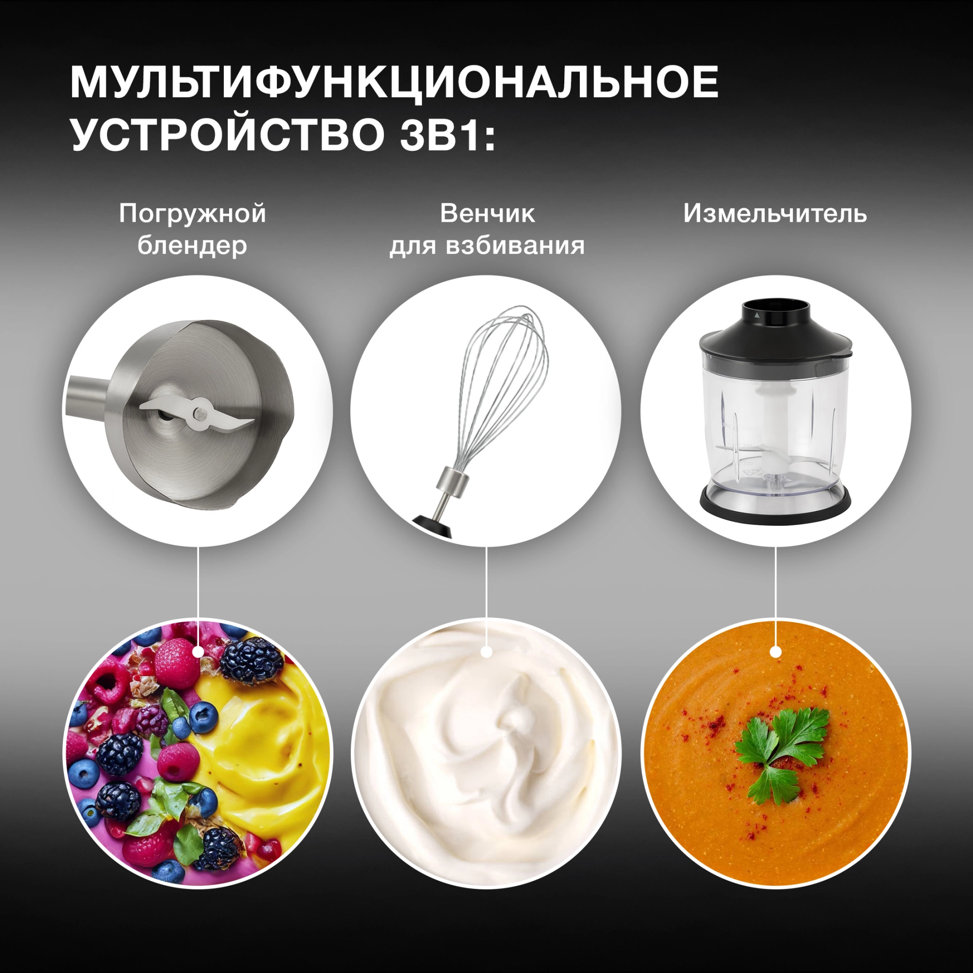 Блендер погружной Hyundai HYB-H3845, фото 15