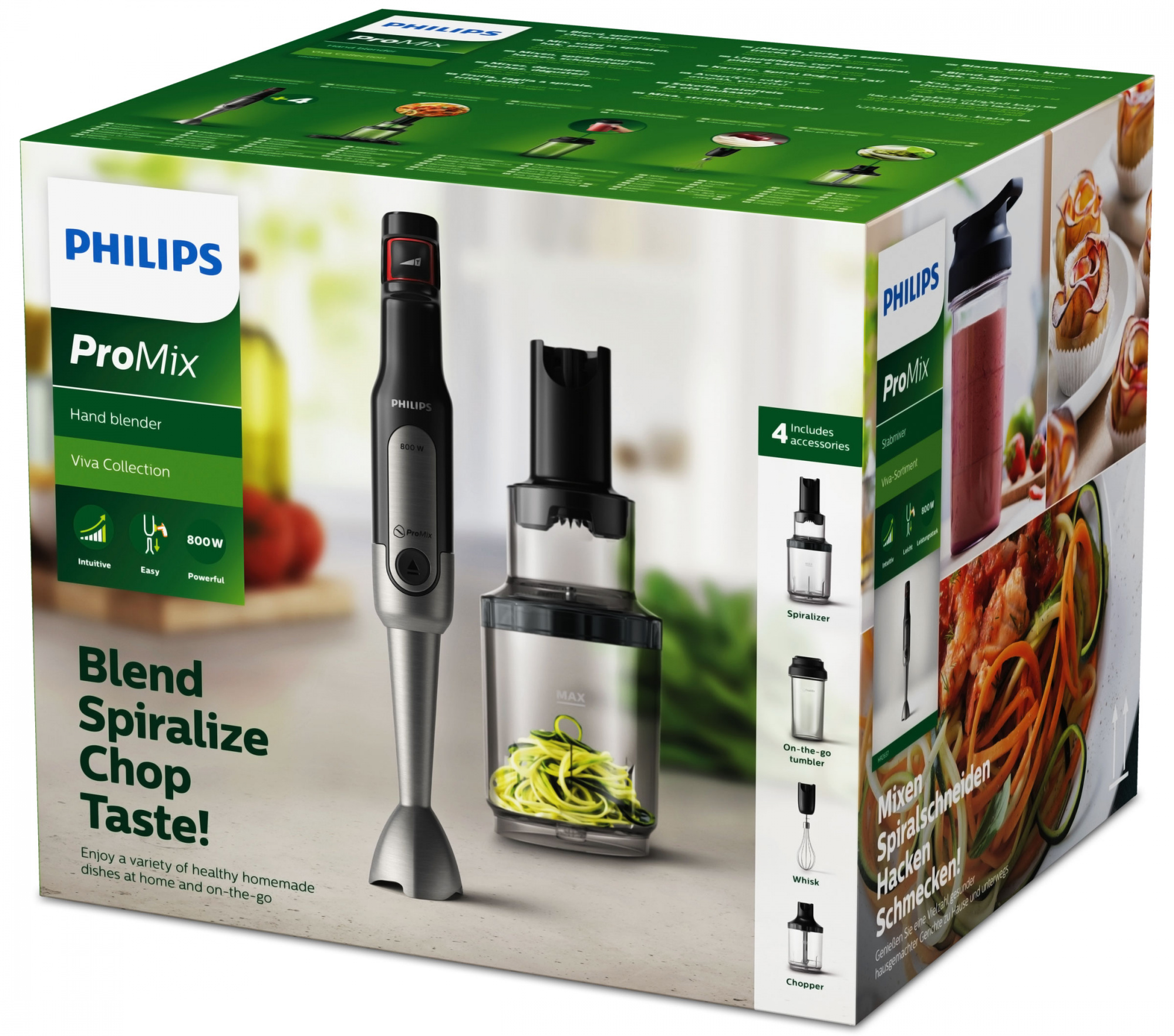 Блендер погружной Philips HR2657/90 черный/нержавеющая сталь, фото 11