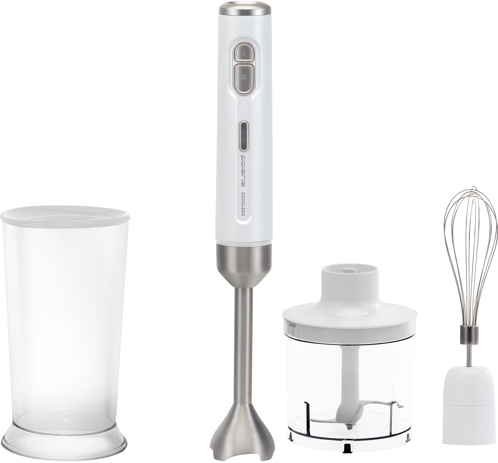 Блендер погружной Polaris PHB 0746 CordLess белый