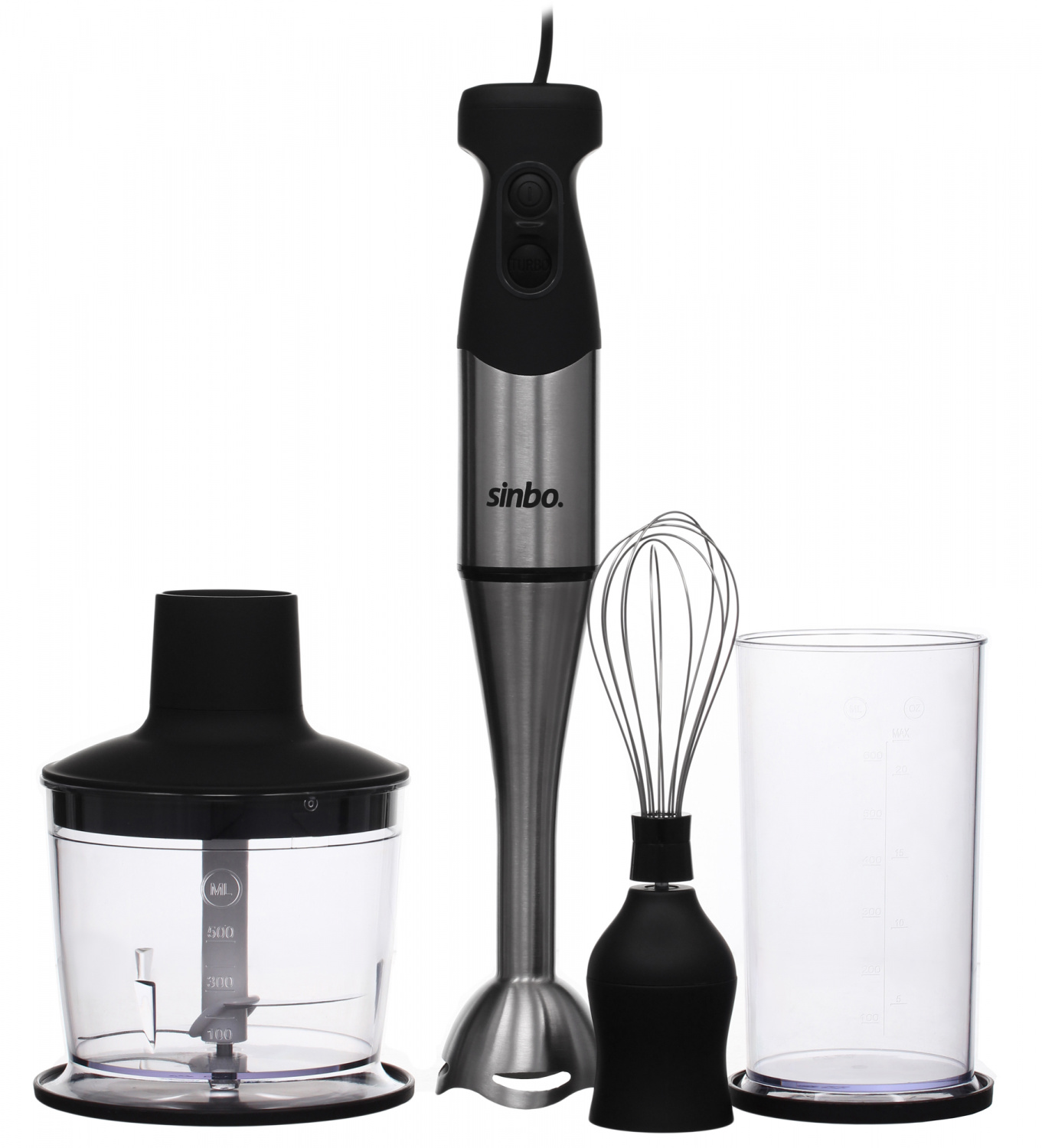 Блендер погружной Sinbo SHB 3154 850Вт нержавеющая сталь/черный, фото 10