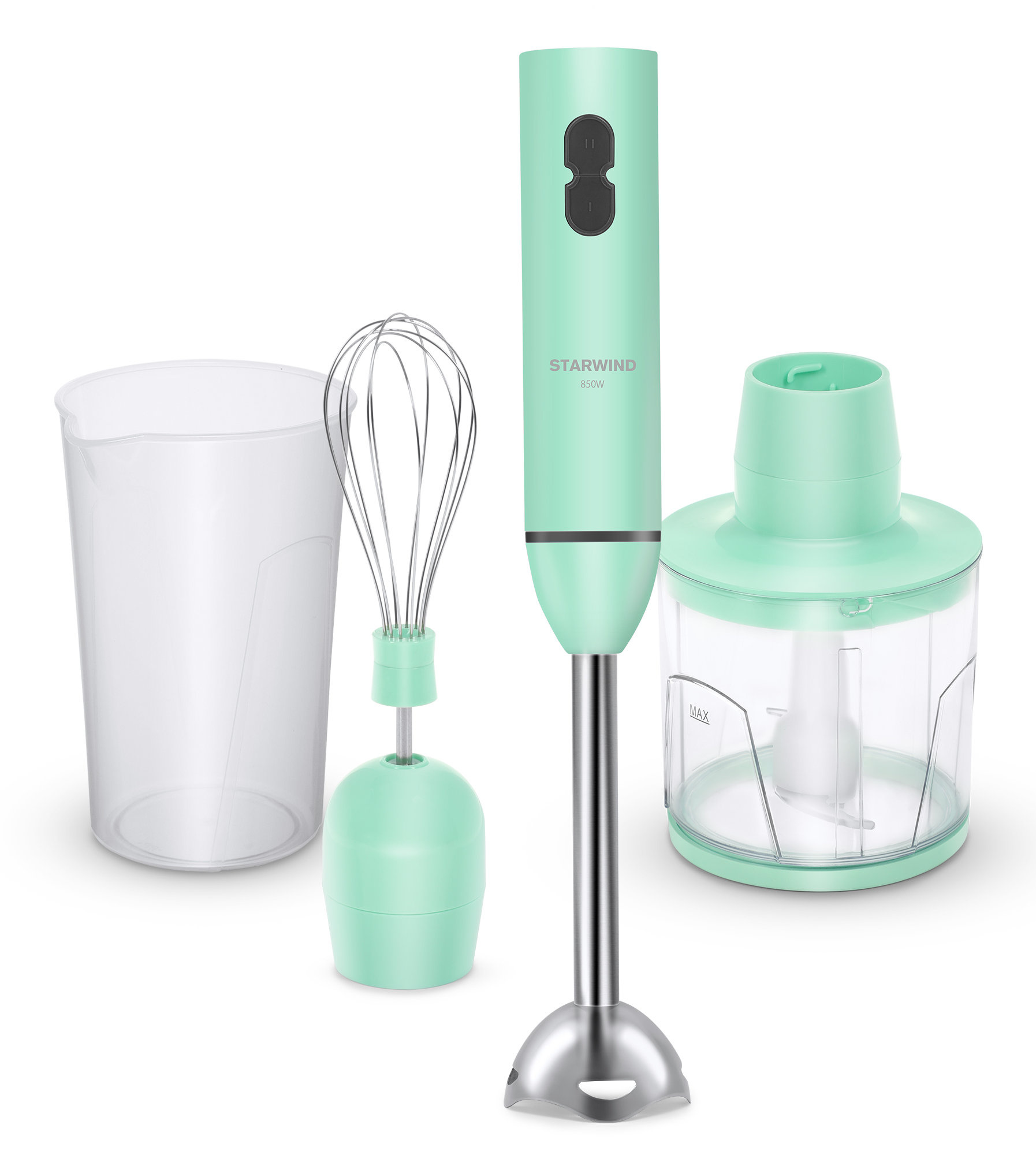 Блендер погружной Starwind SBP1113C бирюзовый, фото 9