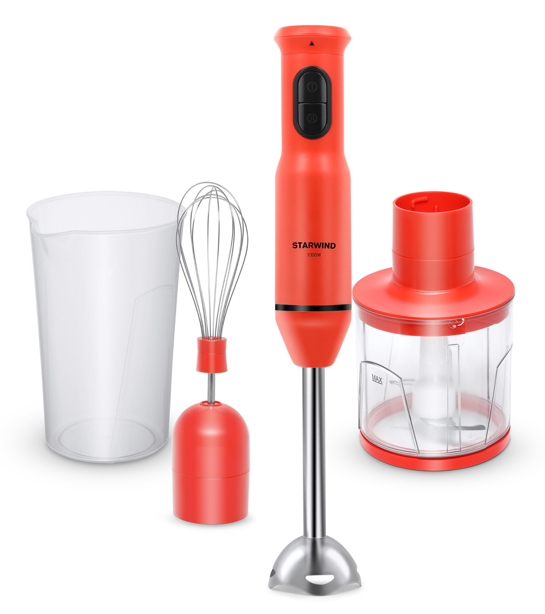 Блендер погружной Starwind SBP2300 красный, фото 7
