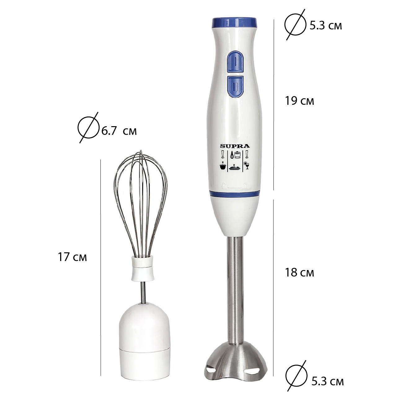 Блендер погружной Supra HBS-698, фото 7