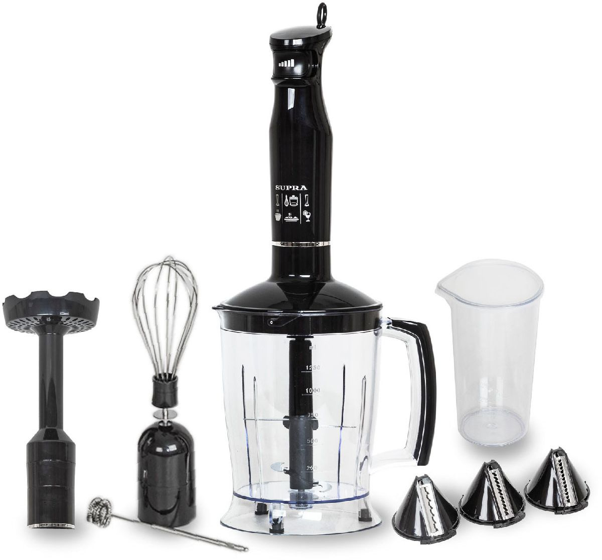 Блендер погружной Supra HBS-800 черный