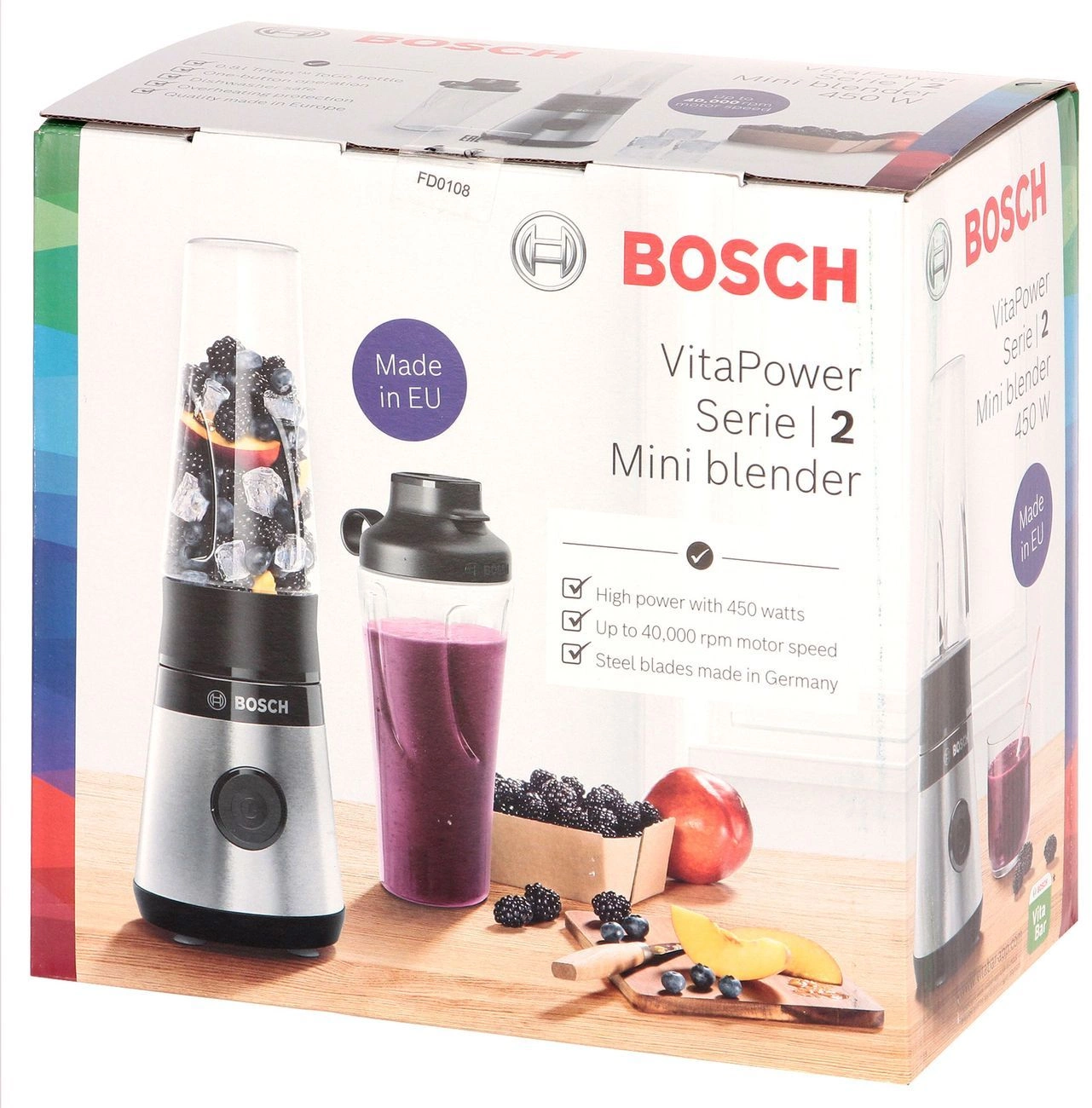 Блендер стационарный Bosch VitaPower Serie 2 MMB2111S, фото 6