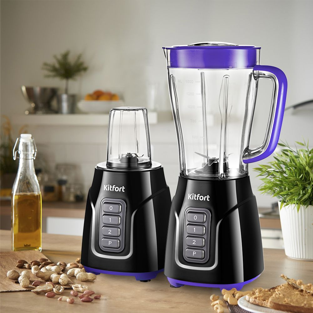 Блендер стационарный Kitfort KT-3032-1 фиолетовый, фото 3