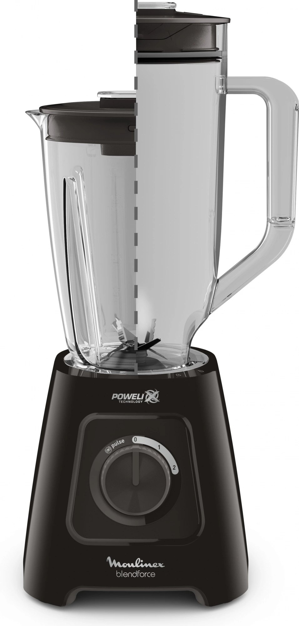 Блендер стационарный Moulinex Blendforce LM458810 черный, фото 3