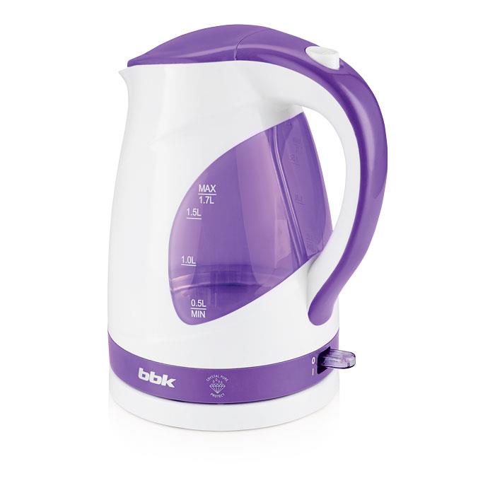 Чайник BBK EK1700P WHITE/PURPLE, фото 2