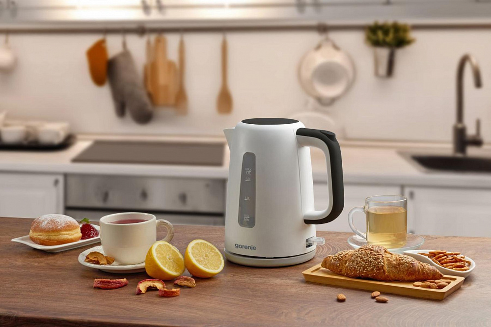 Чайник электрический Gorenje K17XG белый, превью предыдущего фото