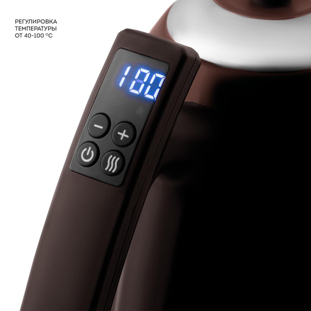 Чайник GALAXY LINE GL0343 CHOCOLATE, фото 6