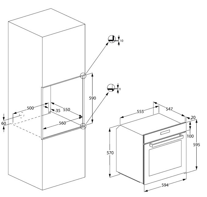 Духовой шкаф Электрический Beko BBIM14300WMS, фото 7