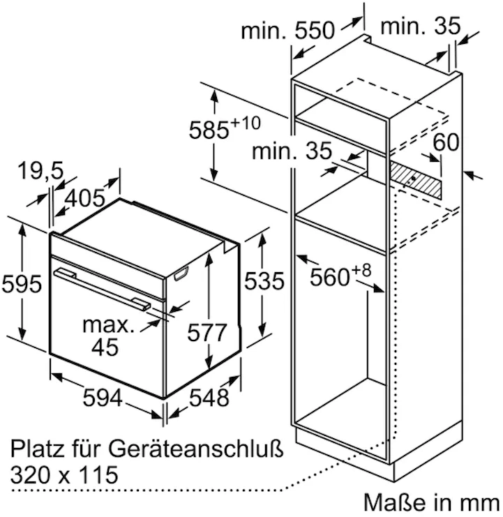 Духовой шкаф Электрический Bosch Serie 8 HBG978NB1, фото 7