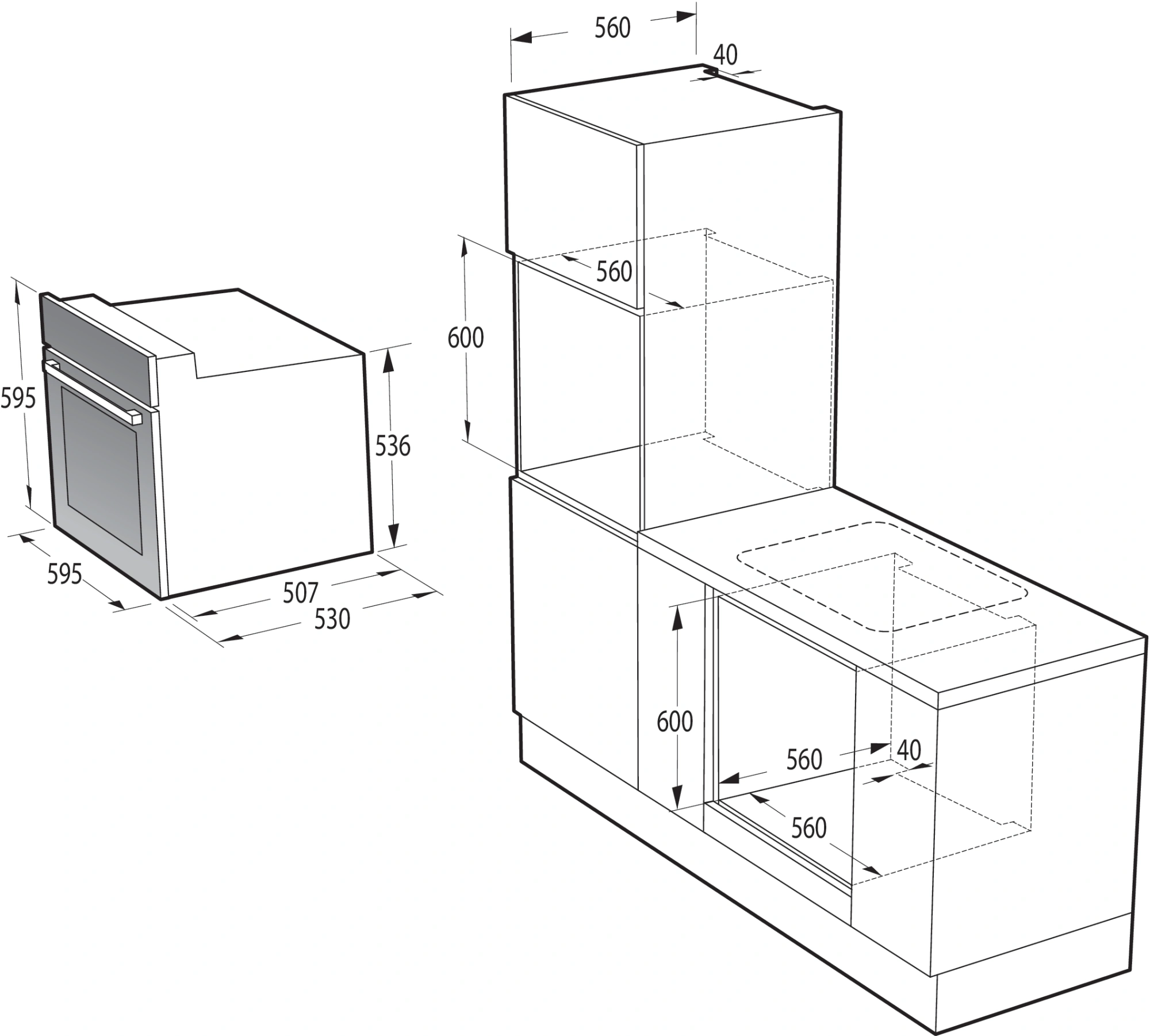 Духовой шкаф Электрический Gorenje BO6737E03NWG, фото 14