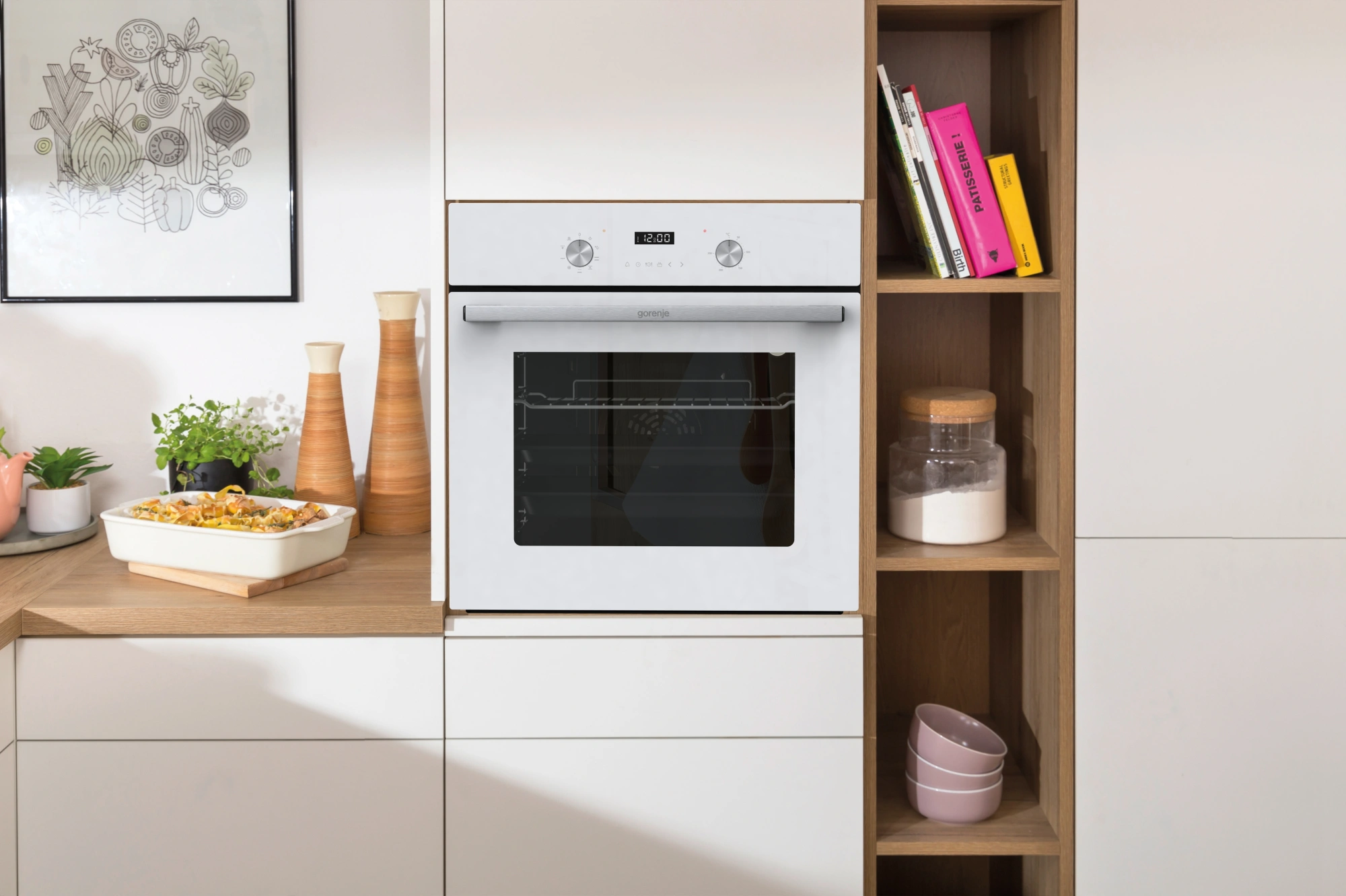 Духовой шкаф Электрический Gorenje BO6737E03NWG, фото 3