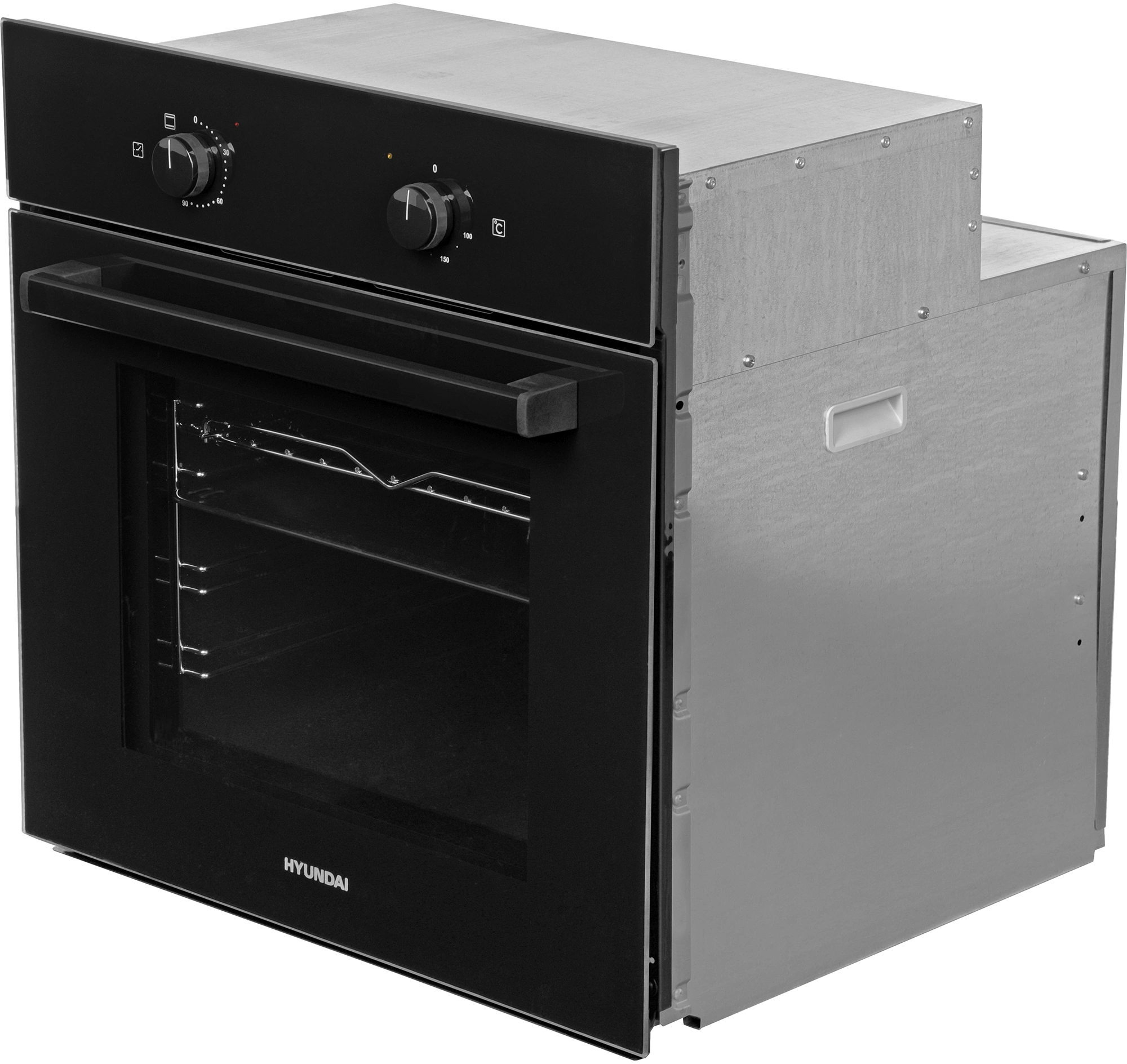 Духовой шкаф Электрический Hyundai 6003.01 BG, фото 4