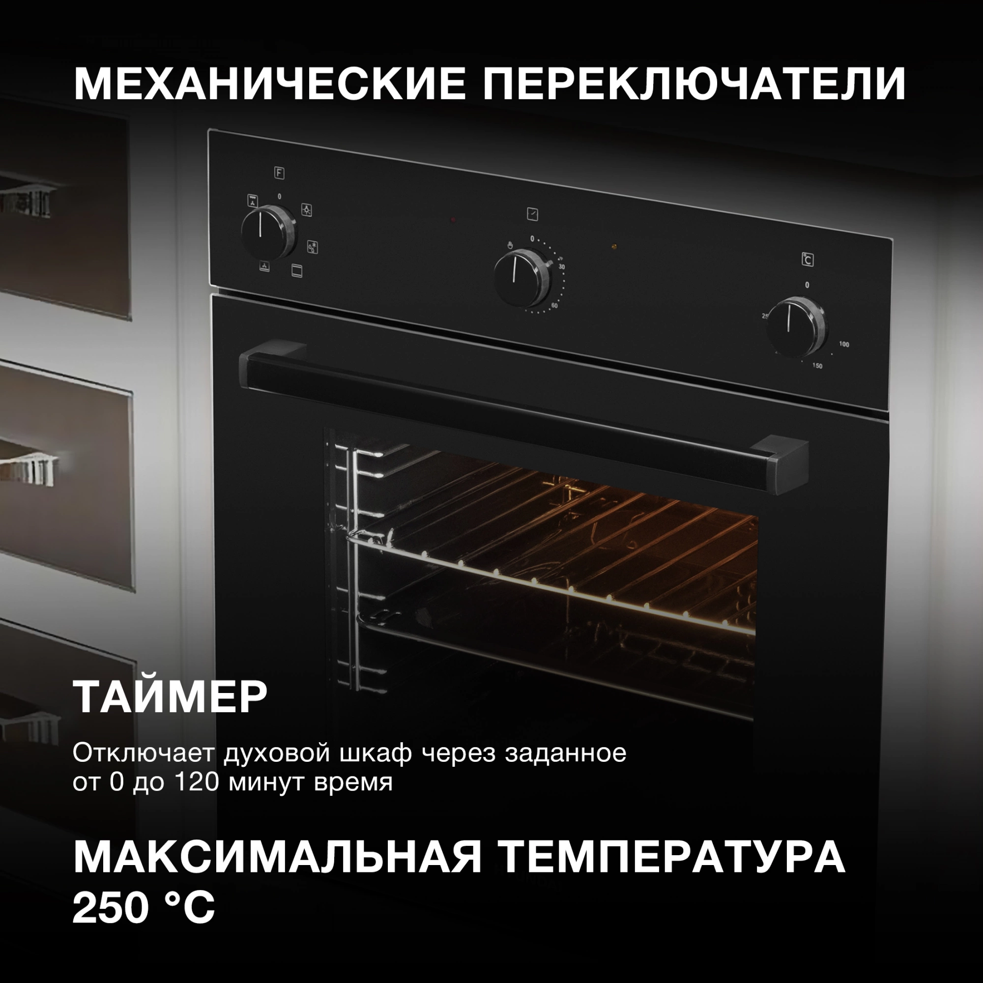 Духовой шкаф Электрический Hyundai 6006.03 BG, фото 23