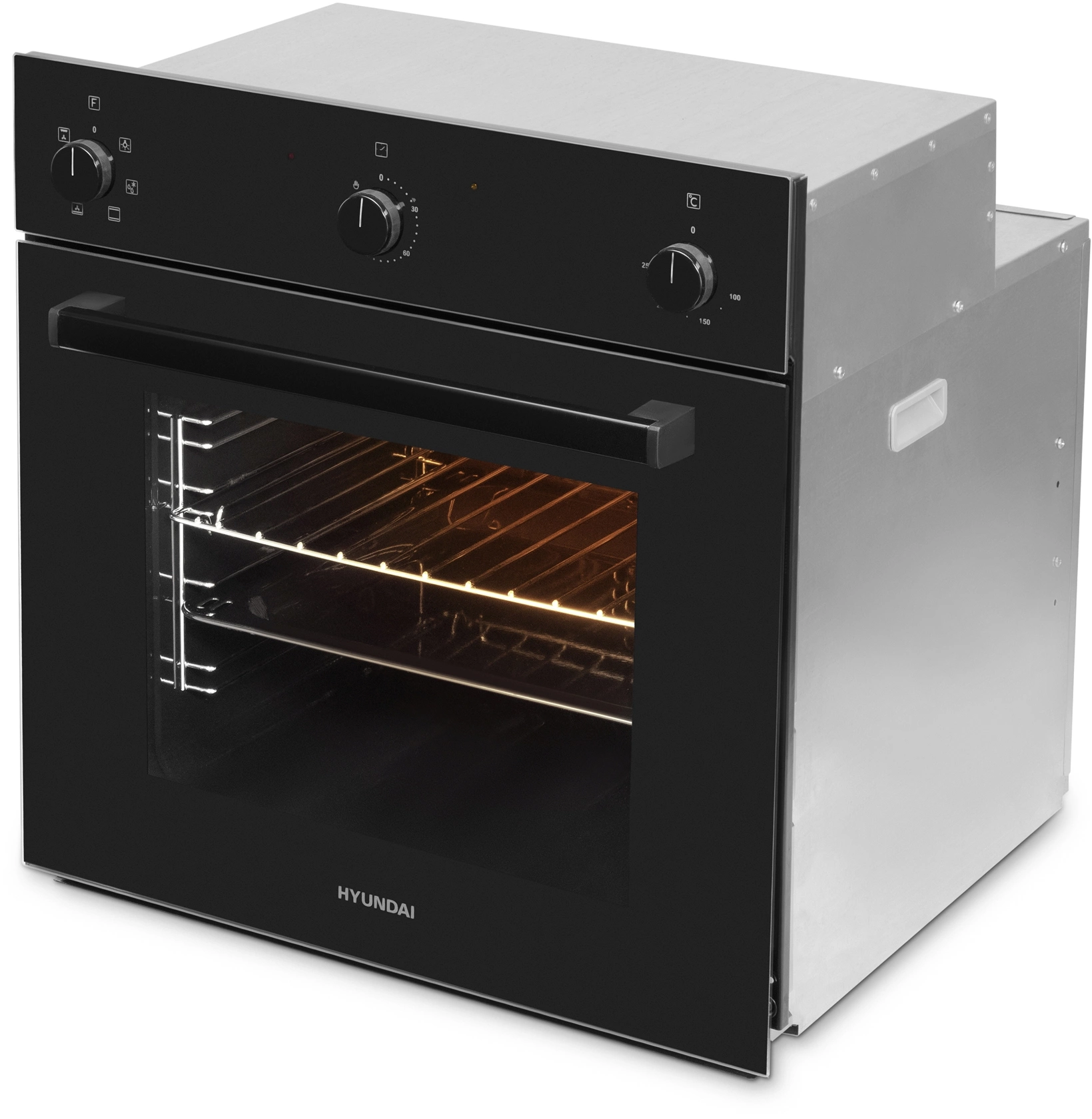 Духовой шкаф Электрический Hyundai 6006.03 BG, фото 4