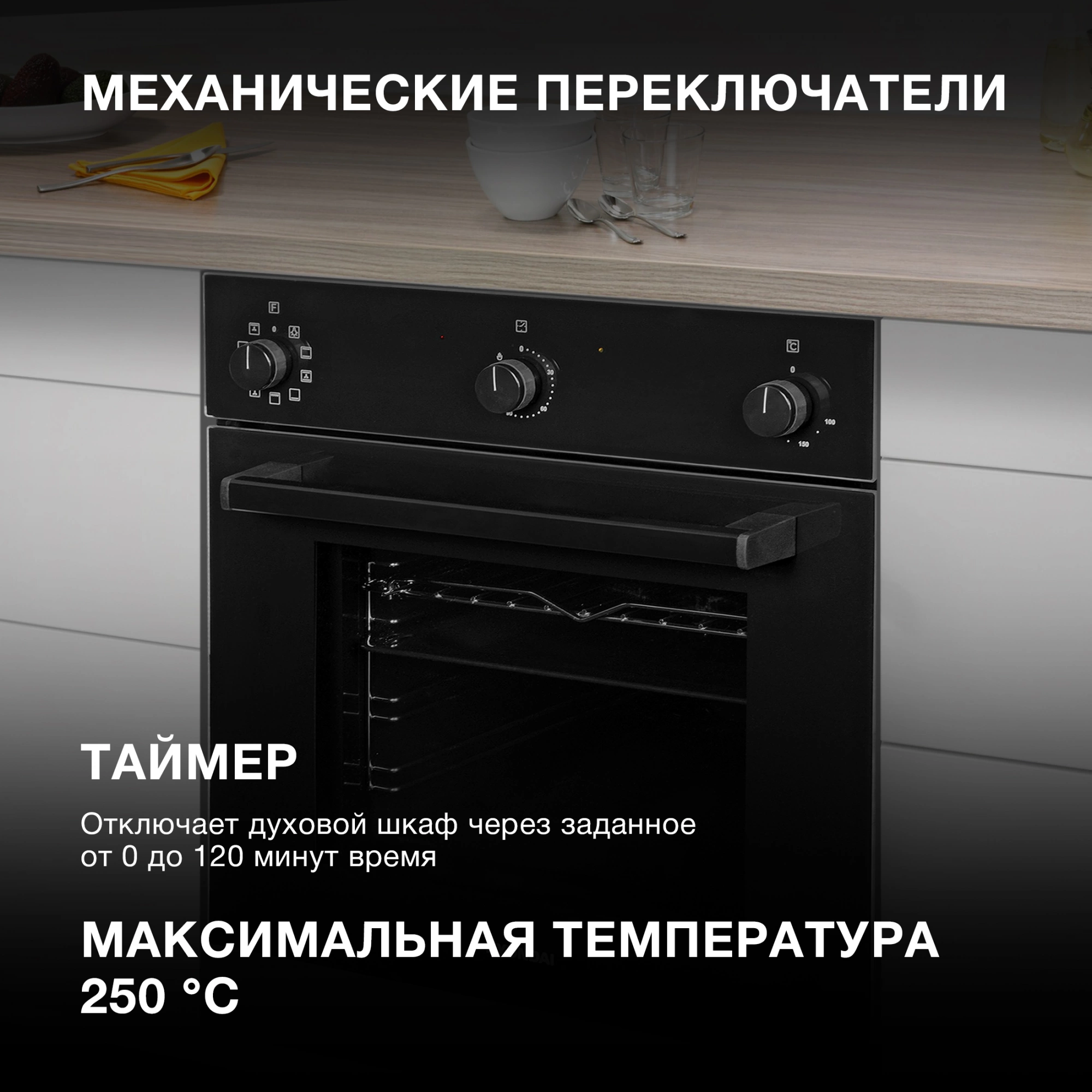 Духовой шкаф Электрический Hyundai 6009.03 BG, фото 21