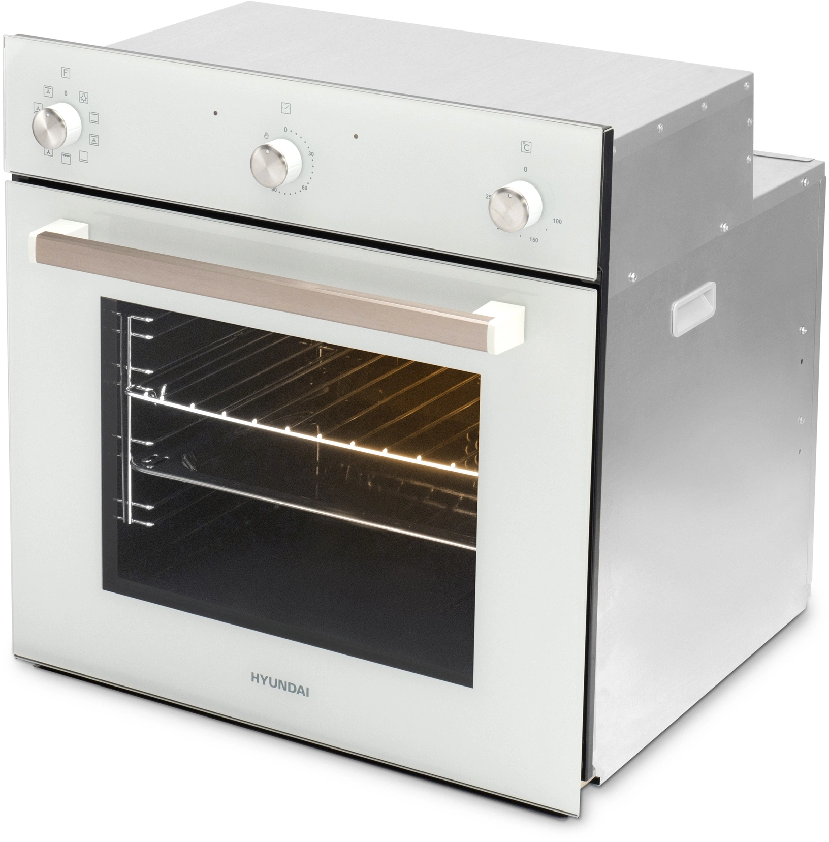 Духовой шкаф Электрический Hyundai 6009.03 WG, фото 4