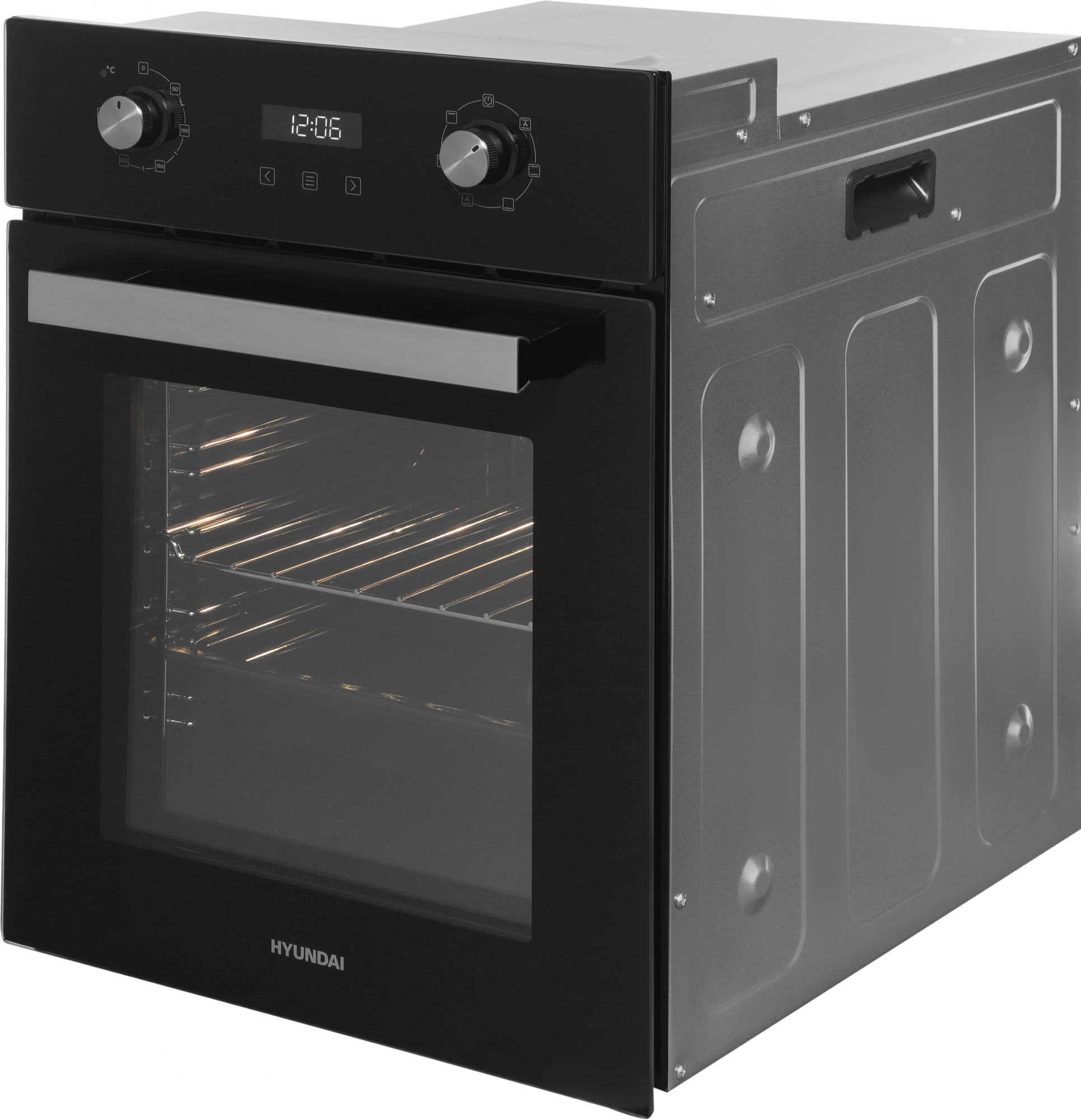 Духовой шкаф Электрический Hyundai HEO 45411 BG, фото 7