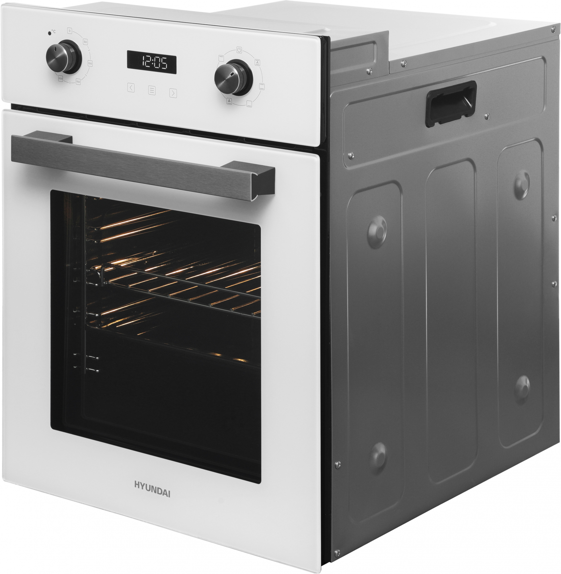 Духовой шкаф Электрический Hyundai HEO 45411 WG, фото 3
